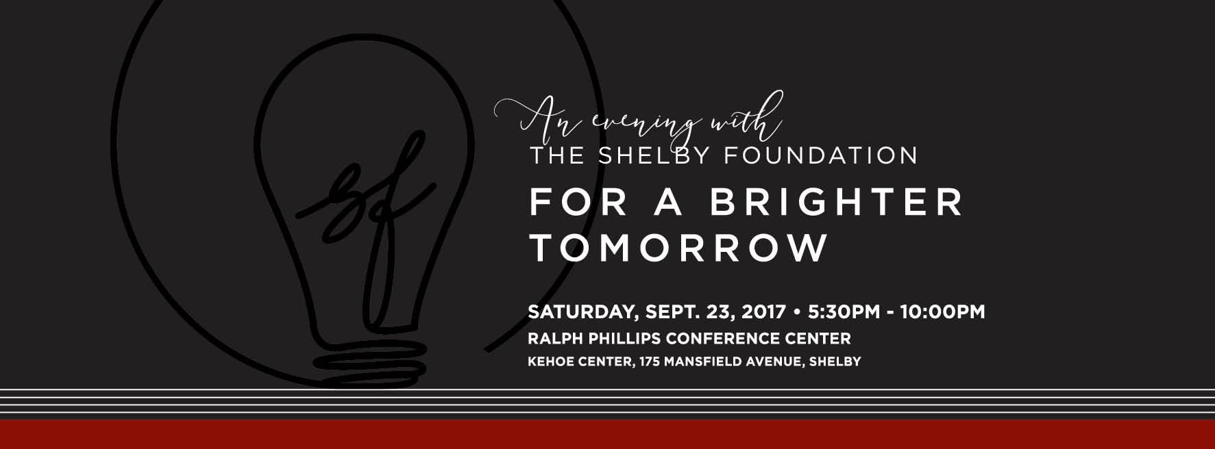 An Evening with The Shelby Foundation For a Brighter Tomorrow Fundraiser