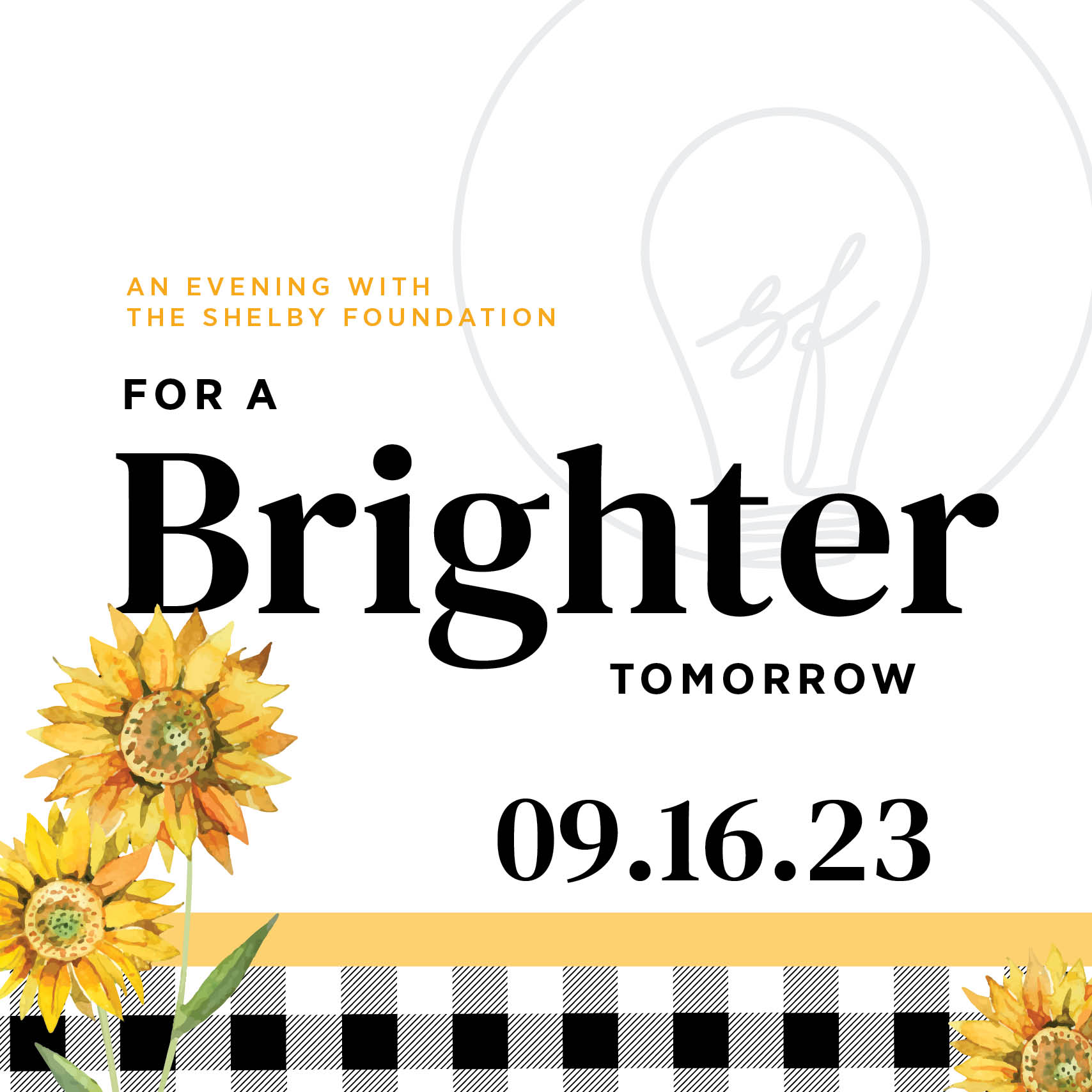 For a Brighter Tomorrow - September 16, 2023